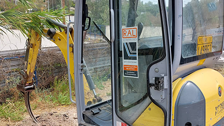 Training construction site